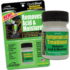 QwikShot Refrigerant & Oil Treatment 1/2 Ounce Additive, use with QT2510 Injector