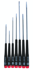 7 Piece - Precision Slotted & Phillips Screwdriver Set - #26092 - Includes: Slotted 2.5 - 4.0mm & Phillips Screwdriver #0 x 75 - Caliber Tooling