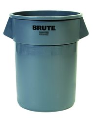 Brute - 55 Gallon Round Container --Â Double-ribbed base - Caliber Tooling