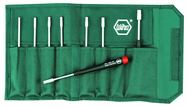 8 Piece - 2.5mm - 6mm - Precision Metric Nut Driver Set in Canvas Pouch - Caliber Tooling