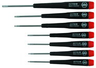 7 Piece - T5; T6; T7; T8 x 40mm; T9; T110x 50mm; T15 x 60mm - Precision Torx Screwdriver Set - Caliber Tooling