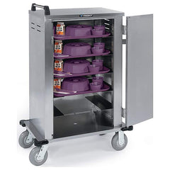 Lakeside - Carts; Type: Tray Delivery Cart ; Load Capacity (Lb.): 250.000 ; Number of Slots: 6 ; Number of Shelves: 0 ; Width (Inch): 32-1/4 ; Length (Inch): 21-3/4 - Exact Industrial Supply