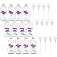 PURELL - Hand Sanitizers; Form: Gel ; Container Type: Bottle ; Alcohol-Free: No ; Container Size: 12 oz. - Exact Industrial Supply