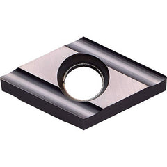 DNGU080304MFR-U PR1225 Carbide Turning Insert Megacoat Finish, RH, 7mm Inscribed Circle, 0.4mm Corner Radius, 3.18mm Thick, 55° Diamond