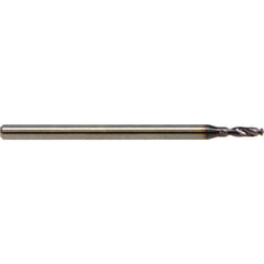 M.A. Ford - 1.75mm, 143° Point, Solid Carbide Micro Drill Bit - Exact Industrial Supply
