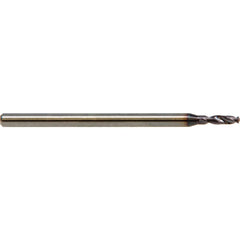 M.A. Ford - 1.2mm, 143° Point, Solid Carbide Micro Drill Bit - Exact Industrial Supply