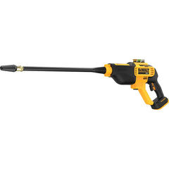 DeWALT - Pressure Washers; Type: Cold Water ; Engine Power Type: Battery ; Pressure (psi): 550.00 ; Maximum Voltage Rating: 20.00 ; Rate of Flow (GPM): 2.20 ; Engine Brand: None - Exact Industrial Supply