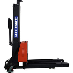 Ballymore - 1,100 Lb Capacity, 54" Lift Height, Battery Operated Self-Lifting Stacker - Exact Industrial Supply