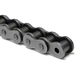 Shuster - 50-1RIVX50, 5/8" Pitch, ANSI 50, Single Strand Chain - Exact Industrial Supply