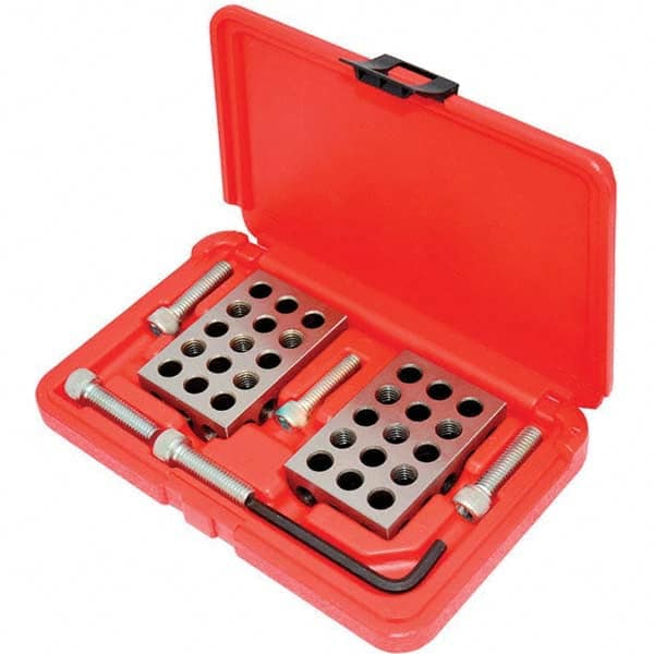 SPI - 0.0001 Squareness Per", Tool Steel, 1-2-3 Block Kit - Caliber Tooling