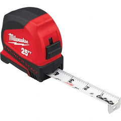 Milwaukee Tool - 25' x 1" White Blade Tape Measure - Caliber Tooling