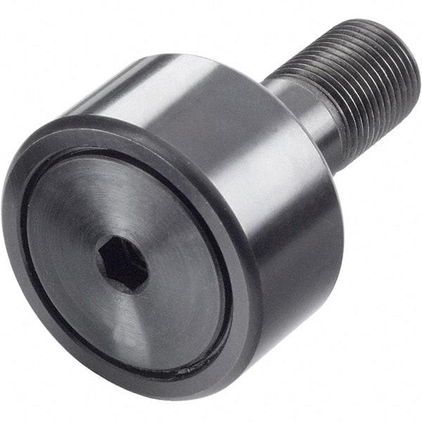 Tritan - Cam Followers & Idler Rollers; Type: Crowned Sealed Stud Cam Follower with Hex ; Roller Diameter (Decimal Inch): 1.2500 ; Roller Width (Decimal Inch): 0.7500 ; Stud Diameter (Decimal Inch): 0.5000 ; Dynamic Load Capacity (Lb.): 3,930 ; Static Lo - Exact Industrial Supply