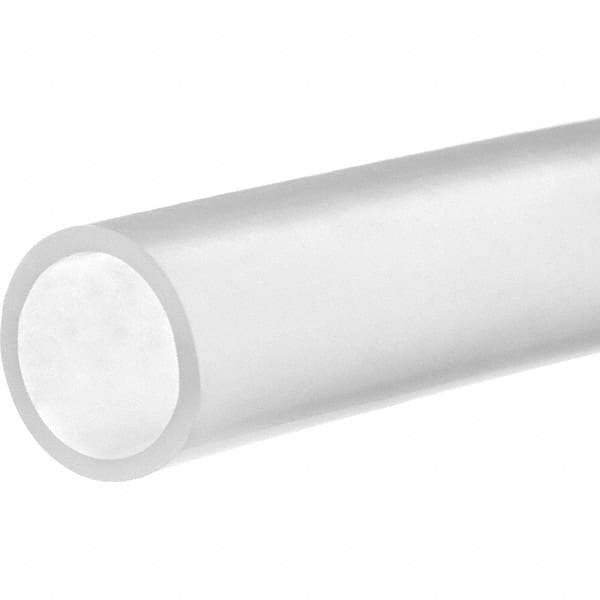 Value Collection - 1/4" ID x 1/2" OD, 100' Long, Silicone (3A) Tube - Clear, 40 Max psi, -120 to 480°F - Caliber Tooling