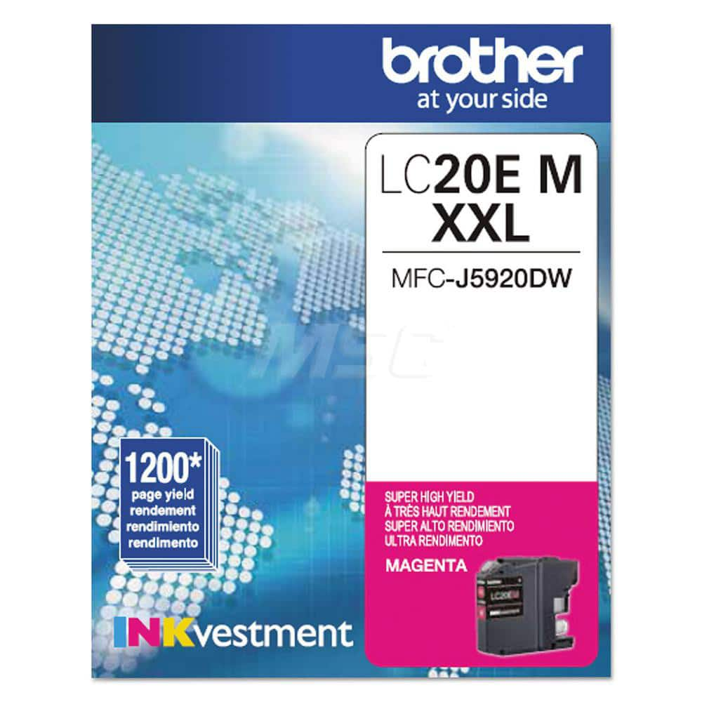 Brother - Office Machine Supplies & Accessories; Office Machine/Equipment Accessory Type: Ink Cartridge ; For Use With: MFC-J5920DW; MFC-J775DW; MFC-J775DW XL; MFC-J985DW; MFC-J985DW XL ; Color: Magenta - Exact Industrial Supply