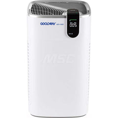 Goodway - Self-Contained Electronic Air Cleaners; Type: Air Purifier ; Width (Decimal Inch): 15.8000 ; Height (Inch): 26.3 ; Depth (Inch): 15.8000 ; Number of Speeds: 5 ; Cubic Feet per Minute: 470.00 - Exact Industrial Supply