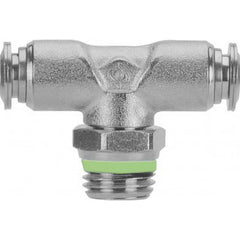 Aignep USA - Metal Push-To-Connect Tube Fittings; Type: Male Branch Tee Swivel ; Tube Outside Diameter (Inch): 1/2 ; Maximum Working Pressure: 290.000 ; Connection Style: Push to Connect ; Connection Type: Push to Connect ; Material: 316L Stainless Steel - Exact Industrial Supply