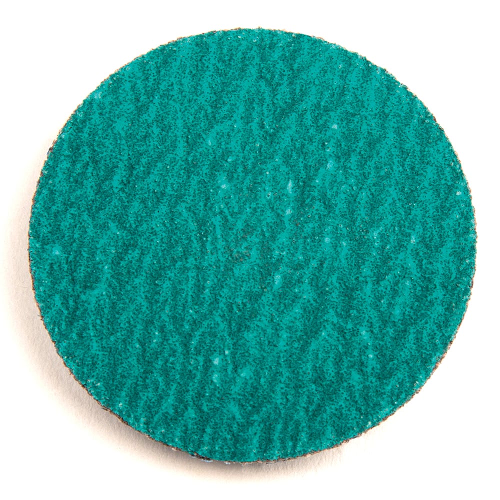 Superior Abrasives - Quick Change Discs; Disc Diameter (Inch): 1-1/2 ; Attaching System: Type R ; Abrasive Type: Coated ; Abrasive Material: Zirconia Alumina ; Grit: 120 ; Backing Material: Cloth - Exact Industrial Supply