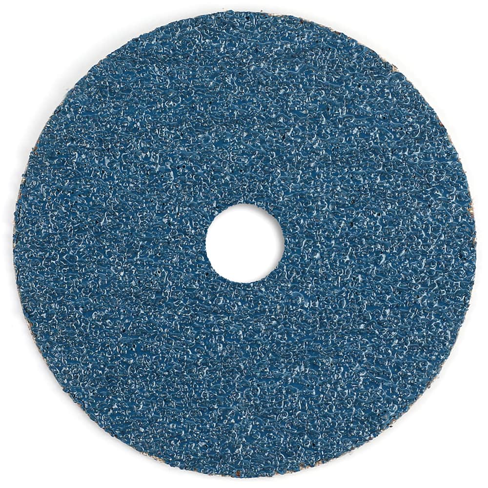 Superior Abrasives - Fiber Discs; Disc Diameter (Inch): 4-1/2 ; Abrasive Material: Zirconia Alumina ; Grit: 80 ; Center Hole Size (Inch): 7/8 ; Backing Material: Fiber ; Flexible: No - Exact Industrial Supply