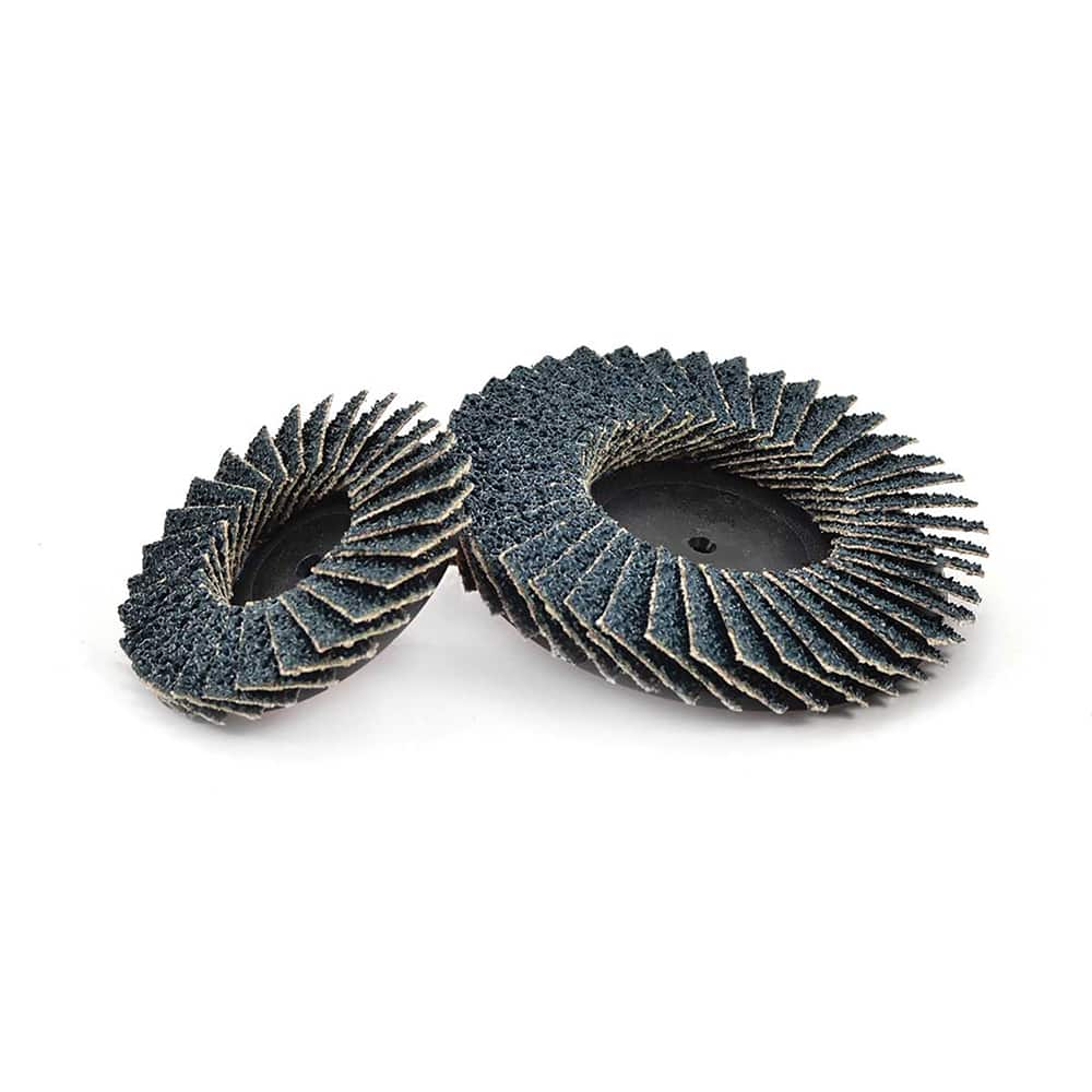 Superior Abrasives - Flap Discs; Abrasive Type: Coated ; Flap Disc Type: Compact ; Disc Diameter (Inch): 3 ; Abrasive Material: Zirconia Alumina ; Grit: 60 ; Attaching System: Mini Flap Disc Type R - Exact Industrial Supply