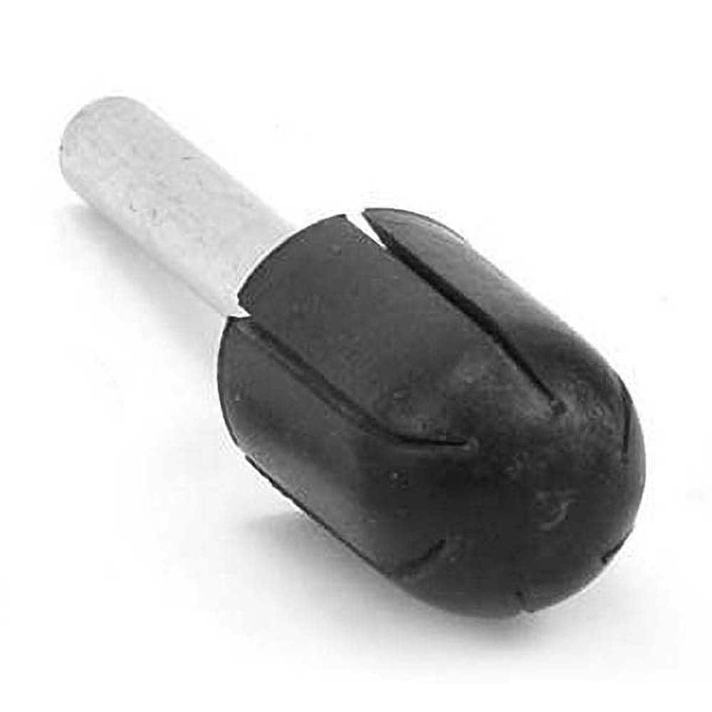 Superior Abrasives - Point Mandrels; Product Compatibility: Rubberized Point ; Hole Size Compatibility (Inch): 5/8 ; Shank Diameter (Inch): 1/4 ; Thread Size: Non-Threaded ; Overall Length (Inch): 1 - Exact Industrial Supply