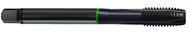 40671 2B 3-Flute Cobalt Green Ring Spiral Point Plug Tap-Black Oxide - Caliber Tooling