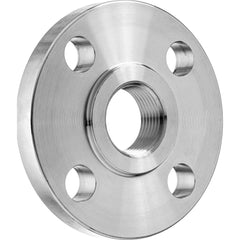 USA Sealing - Stainless Steel Pipe Flanges; Style: Threaded ; Pipe Size: 6 (Inch); Outside Diameter (Inch): 11 ; Material Grade: 316 ; Distance Across Bolt Hole Centers: 9-1/2 (Inch); Number of Bolt Holes: 8.000 - Exact Industrial Supply