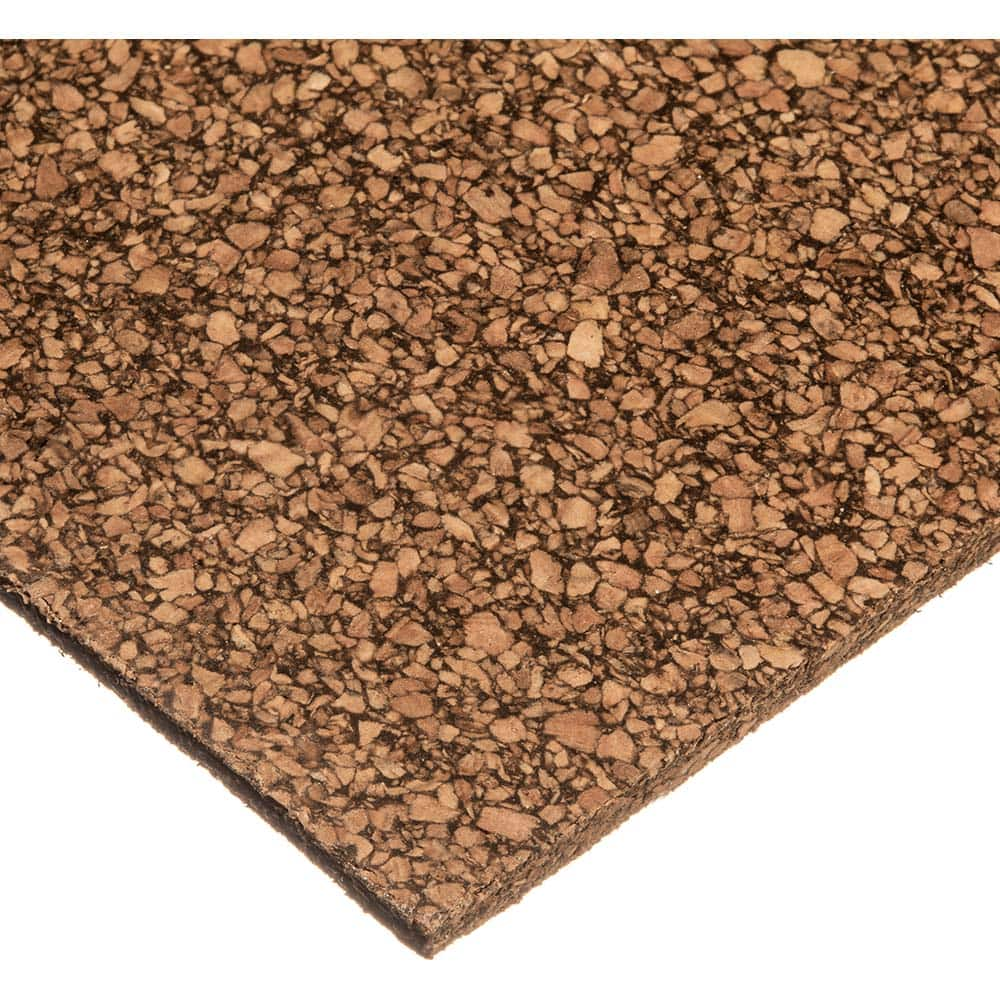 USA Sealing - Sheet Gasketing; Width (Inch): 36 ; Thickness: 1/4 (Inch); Length (Inch): 36.0000 ; Color: Brown ; Material: Cork with Neoprene Rubber Blend ; Maximum Temperature (F): 400.000 - Exact Industrial Supply