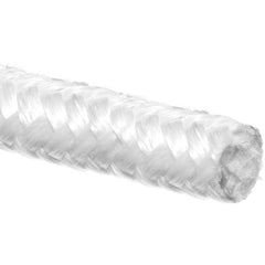 USA Sealing - Rope Gasketing; Material: Fiberglass Fiber ; Diameter (Inch): 3/8 ; Color: White - Exact Industrial Supply