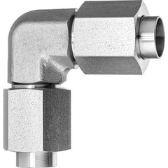 USA Sealing - Metal Compression Tube Fittings; Type: 90 Union Elbow ; End Connections: Tube OD x Tube OD ; Tube Outside Diameter (Inch): 1/2 ; Thread Size: None ; Material: Steel ; Maximum Working Pressure (psi): 3300.000 - Exact Industrial Supply