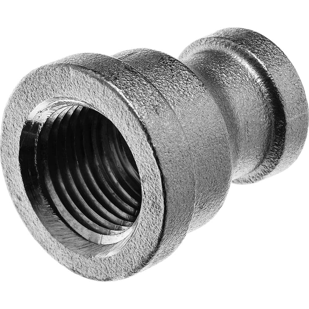 USA Sealing - Stainless Steel Pipe Fittings; Type: Reducing Coupling ; Fitting Size: 1/2 x 1/8 ; End Connections: FBSPT x FBSPT ; Material Grade: 304 ; Pressure Rating (psi): 150 - Exact Industrial Supply