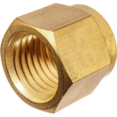 USA Sealing - Metal Compression Tube Fittings; Type: Nut ; End Connections: Tube OD x Tube OD ; Tube Outside Diameter (mm): 14 ; Thread Size: None ; Material: Brass ; Compression Style: Double Ferrule - Exact Industrial Supply