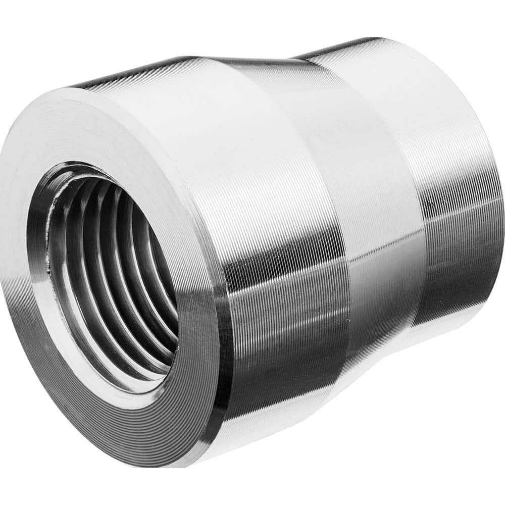 USA Sealing - Aluminum Pipe Fittings; Type: Reducing Coupling ; Fitting Size: 3/4 x 1/2 ; End Connections: FNPT x FNPT ; Material Grade: Class 150 ; Pressure Rating (psi): 150 - Exact Industrial Supply