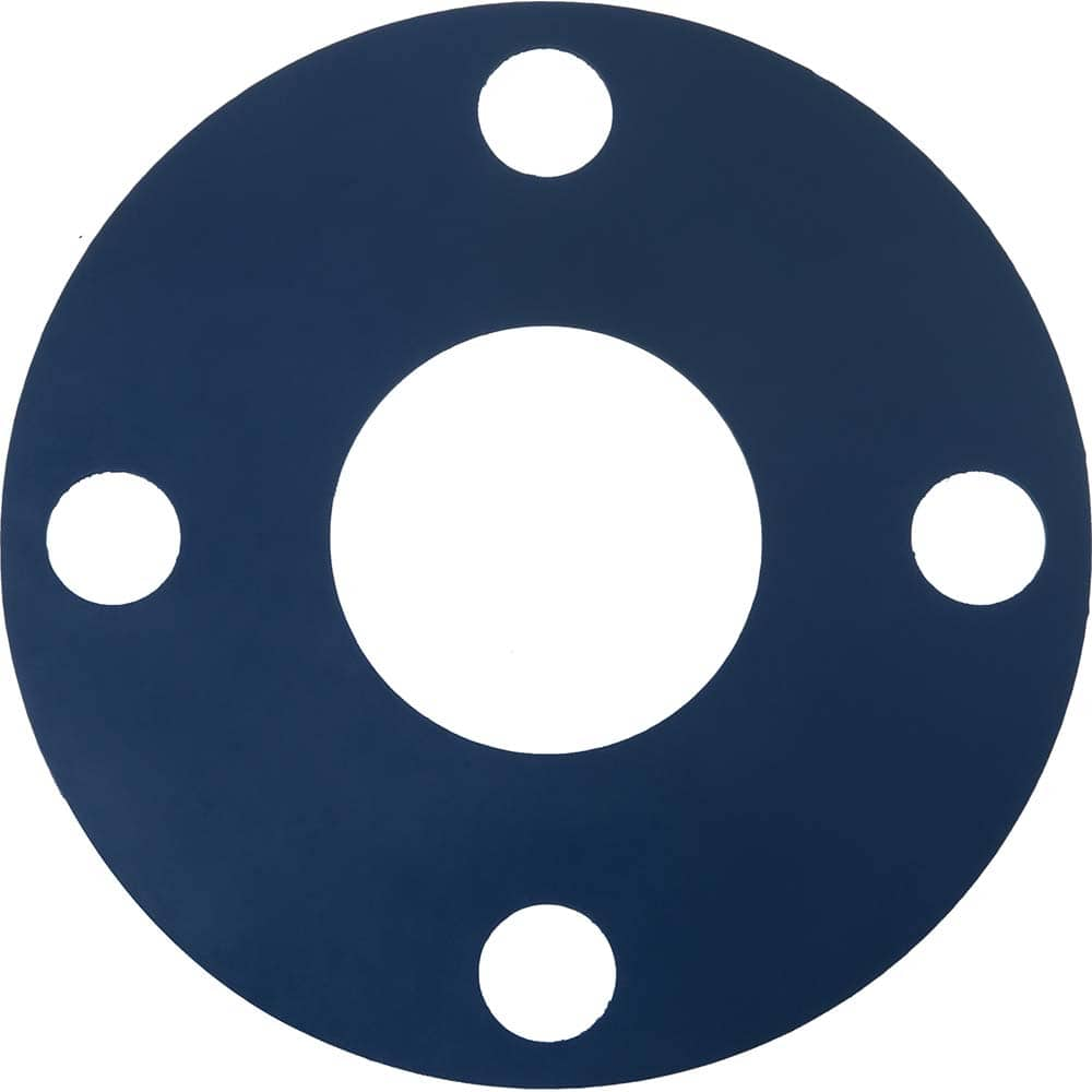 USA Sealing - Flange Gasketing; Nominal Pipe Size: 2 (Inch); Inside Diameter (Inch): 2-3/8 ; Thickness: 1/8 (Inch); Outside Diameter (Inch): 6 ; Material: Buna-N Rubber ; Color: Black - Exact Industrial Supply