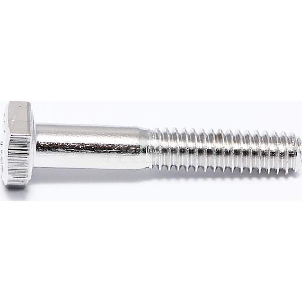 Hex Head Cap Screw: 5/8-11 x 3-1/2″, Grade 316 Stainless Steel, NL-19 Finish Partially Threaded, ANSI B18.2.1