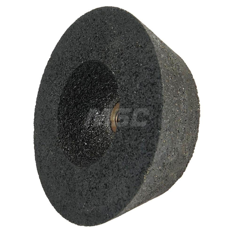 Tool & Cutting Grinding Wheel: 6″ Dia, 1-1/2″ Width, 16 Grit, Q Hardness, Type 11 Zirconia Alumina, Medium, 6,000 Max RPM