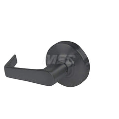 Lever Locksets; Type: Cylindrical Lock; Key Type: Keyless; Strike Type: Curved Lip Strike; Finish/Coating: Matte Black; Material: Metal; Material: Metal; Door Thickness: 1.75 in; Backset: 2.75 in; Cylinder Type: No Keyway; Minimum Order Quantity: Metal; M