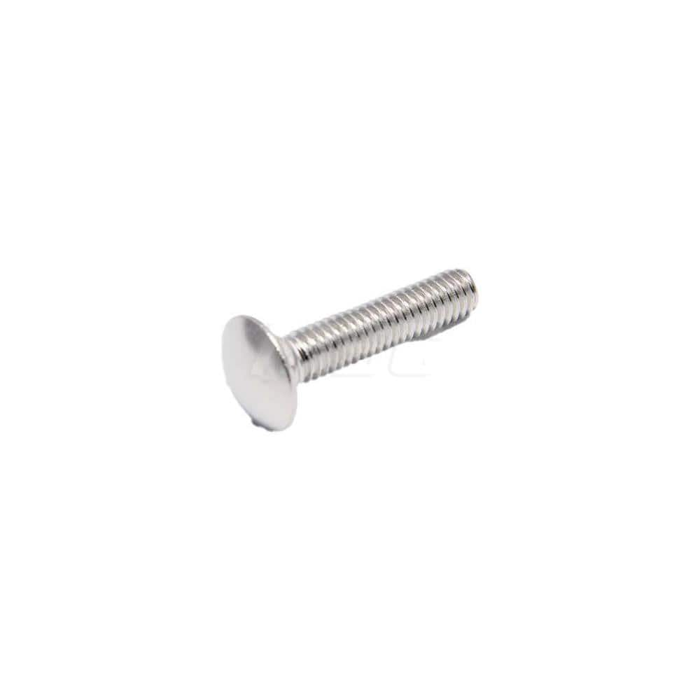 Carriage Bolts; Thread Size: 1/2″-13; Neck Type: Square; Head Diameter: 1.0312; Head Height: 0.2700; Material: Stainless Steel; Finish: NL-19 ™; Thread Style: Fully Threaded; Thread Direction: Right Hand; Thread Fit Class: 2A; Neck Diameter: 0.5150; Neck