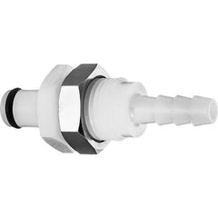 Value Collection - Plastic Quick-Disconnect Tube Couplings   Type: In-Line Hose Barb-Male Plug    Nominal Flow Size: 1/8 (Inch) - Caliber Tooling