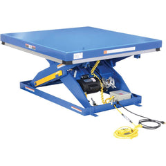 Vestil - Lifting Tables; Type: Electric Hydraulic Lift ; Lift Style: Scissor ; Style: Electric ; Load Capacity (Lb.): 4000.000 ; Minimum Height (Inch): 7 ; Lift Height (Inch): 42 - Exact Industrial Supply