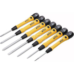 Screwdriver Set: 7 Pc, Phillips & Slotted