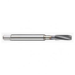 M4x0.70 6H 3-Flute PM Cobalt Semi-Bottoming 10 degree Spiral Flute Tap-TiAlN - Caliber Tooling