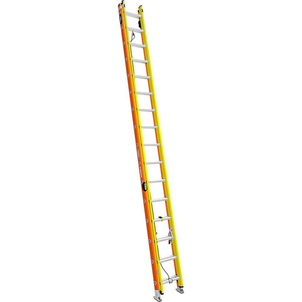 Werner - Extension Ladders; Type: Extension Ladder ; Height (Feet): 32.000 ; Material: Fiberglass ; Load Capacity (Lb.): 300.000 ; Industry Rating: Type IA ; Rung Type: Triangular - Exact Industrial Supply