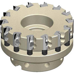 Sumitomo - Indexable Square-Shoulder Face Mills; Cutting Diameter (mm): 63.00 ; Arbor Hole Diameter (mm): 25.40 ; Lead Angle: 90 ; Overall Height (mm): 50.00000 ; Insert Compatibility: ANB1600 ; Series: ALNEX - Exact Industrial Supply
