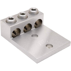 Burndy - Ring Terminals; Terminal Type: Rectangle ; Insulation Type: NonInsulated ; Connection Type: Lug ; Compatible Wire Size (AWG): 2 (Strand) ; Compatible Wire Size (kcmil): 600 ; Stud Size (Inch): 1/2 - Exact Industrial Supply