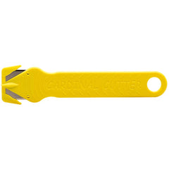 Cardinal Safety Co. - Utility Knives, Snap Blades & Box Cutters; Type: Safety Cutter ; Blade Type: Recessed/Concealed Fixed Blade ; Number of Blades Included: 2 ; Handle Material: Glass-Filled Nylon ; Color: Yellow ; Blade Length (Decimal Inch): 0.9100 - Exact Industrial Supply