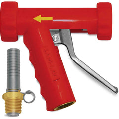 SANI-LAV - Sprayers & Nozzles; Type: Large Industrial Spray Nozzle ; Color: Red ; Connection Type: Female to Male ; Material: Stainless Steel ; Material Grade: N/A ; Gallons Per Minute @ 100 Psi: 8.9 - Exact Industrial Supply