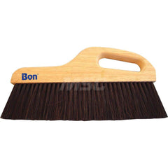 Push Broom: 12″ Wide, Horsehair Bristle 3″ Bristle Length, Wood Block, Integral Handle Connection, Handle Included