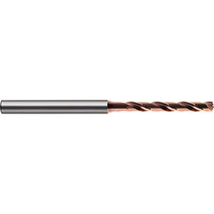 Micro Drill Bit:  140 &deg N/A Solid Carbide RH Cut   Spiral Flute,  Cylindrical Shank Shank,  Series  6489