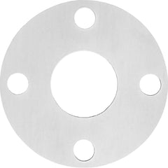 USA Sealing - Flange Gasketing; Nominal Pipe Size: 5 (Inch); Inside Diameter (Inch): 5.571 ; Thickness: 1/64 (Inch); Outside Diameter (Inch): 11 ; Material: Aramid with SBR Binder ; Color: White - Exact Industrial Supply