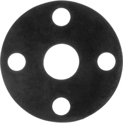 USA Sealing - Flange Gasketing; Nominal Pipe Size: 8 (Inch); Inside Diameter (Inch): 8-5/8 ; Thickness: 1/16 (Inch); Outside Diameter (Inch): 13-1/2 ; Material: EPDM Rubber ; Color: Black - Exact Industrial Supply